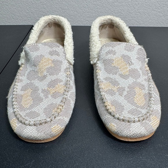 Rothy's The Slipper Cozy Cat Leopard Print Loafers Slippers Women's Size 8 - Picture 2 of 8